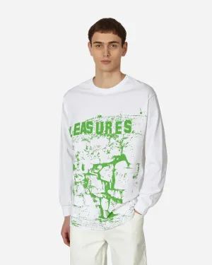 THC Langarm T-Shirt Weiß