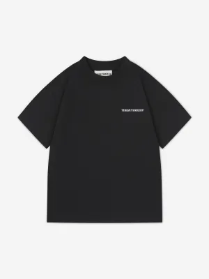 The Couture Club Kids Heavyweight Copyright T-Shirt in Schwarz