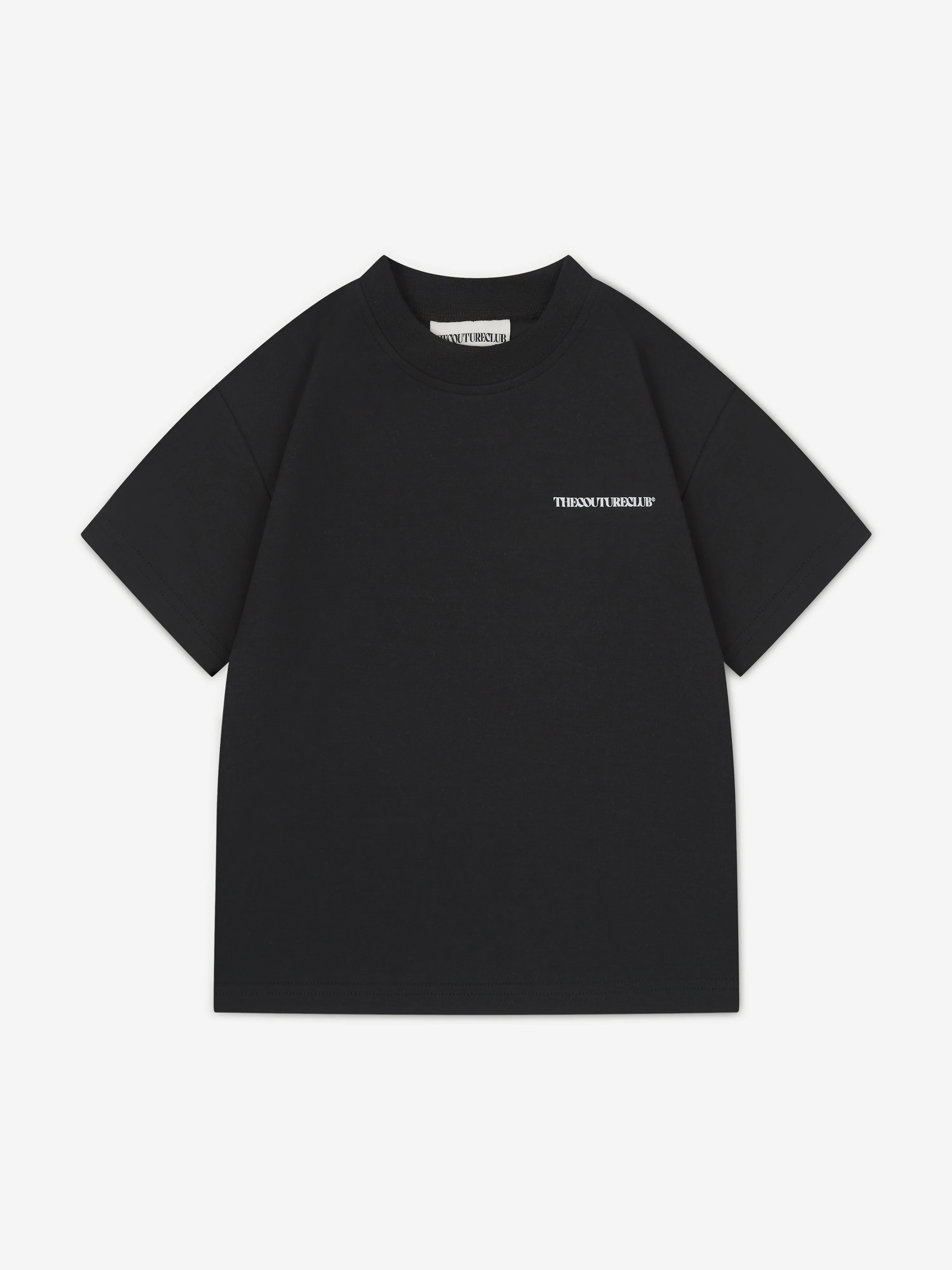 The Couture Club Kids Heavyweight Copyright T-Shirt in Schwarz