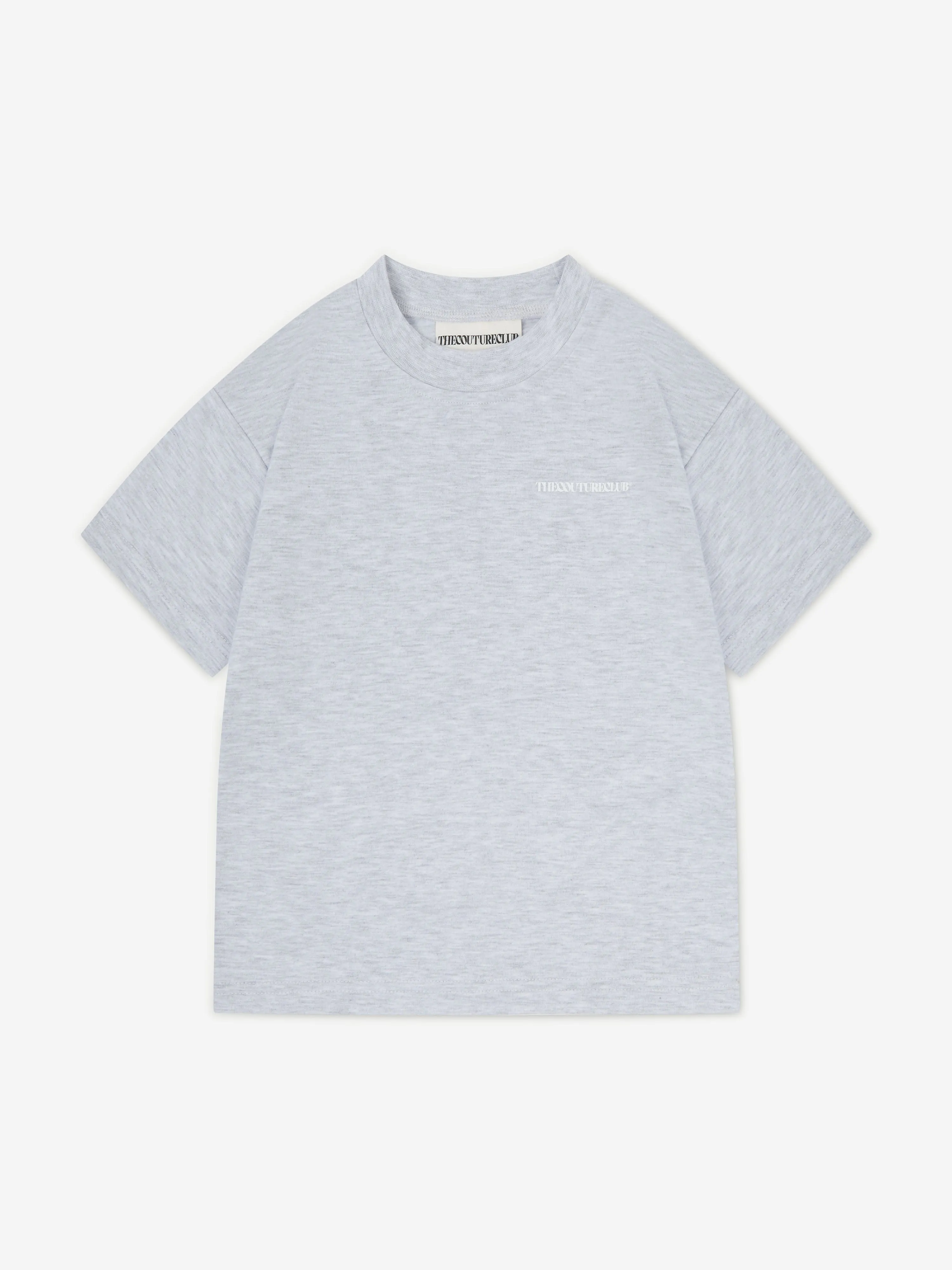 The Couture Club Kids Heavyweight Copyright T-Shirt in Grau
