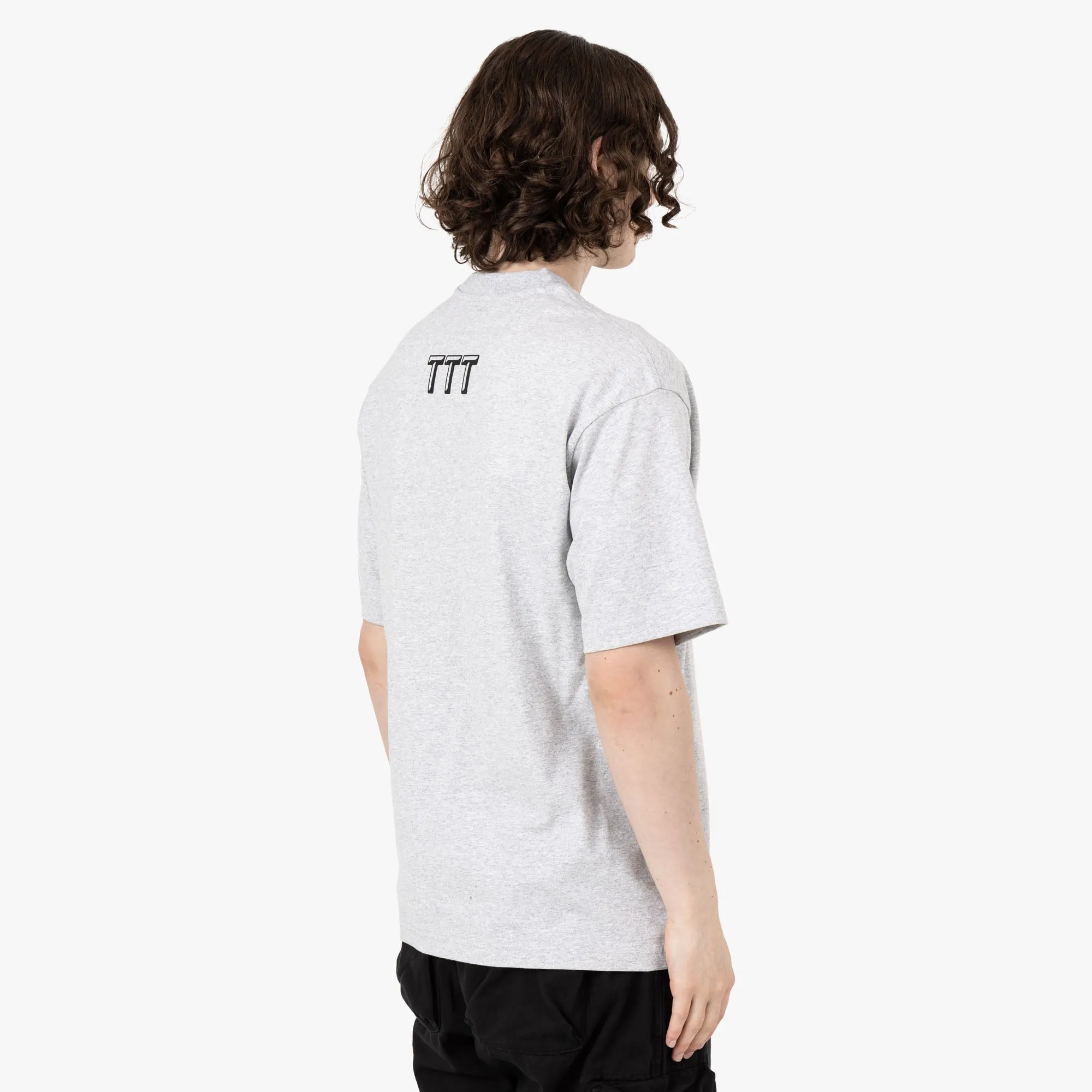The Trilogy Tapes Pressure Slim T-Shirt / Grau Meliert