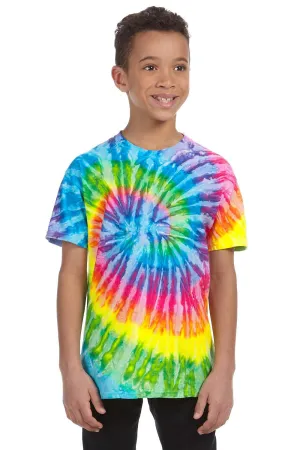 Tie-Dye Jugend Kurzarm Rundhals T-Shirt - Saturn