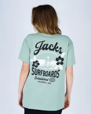Tip Toe S/S T-Shirt - Salbei
