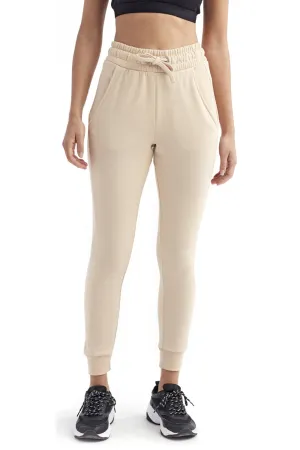 TriDri Damen Maria Figurbetonte Jogginghose mit Taschen - Nude - Ausverkauf