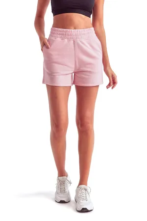 TriDri Damen Maria Jogger Shorts mit Taschen - Hellrosa
