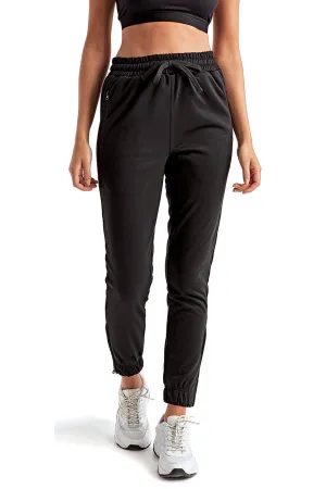 TriDri Damen Feuchtigkeitstransportierende Jogginghose mit Taschen - Schwarz - Ausverkauf