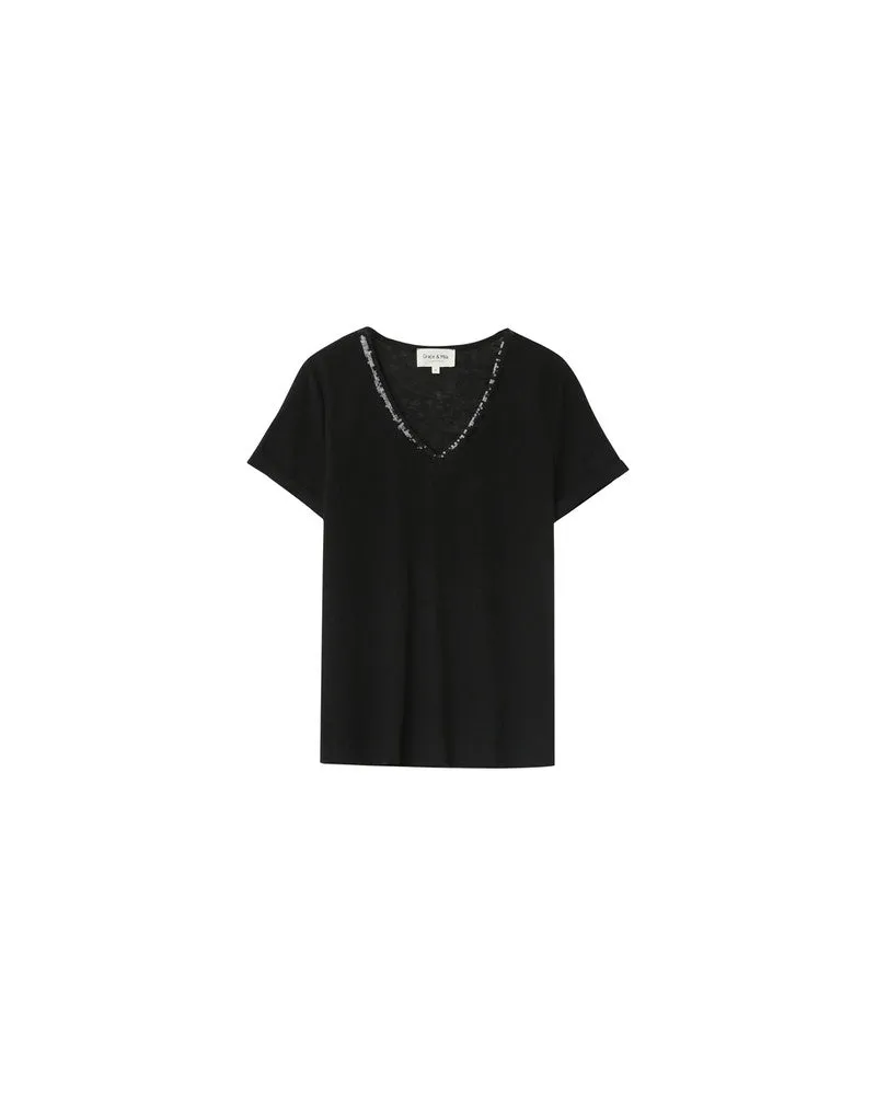 Tshirt Odelie Schwarz