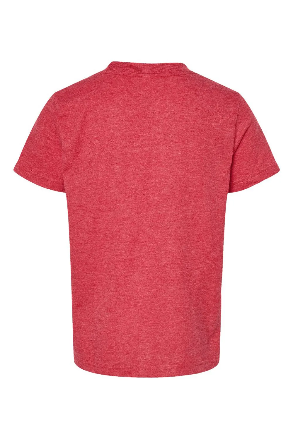 Tultex Jugend Fein-Jersey Kurzarm Rundhals T-Shirt - Heather Rot