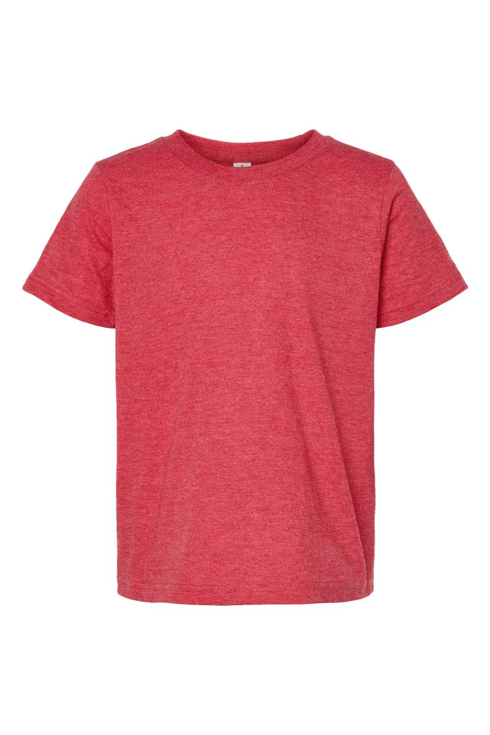 Tultex Jugend Fein-Jersey Kurzarm Rundhals T-Shirt - Heather Rot