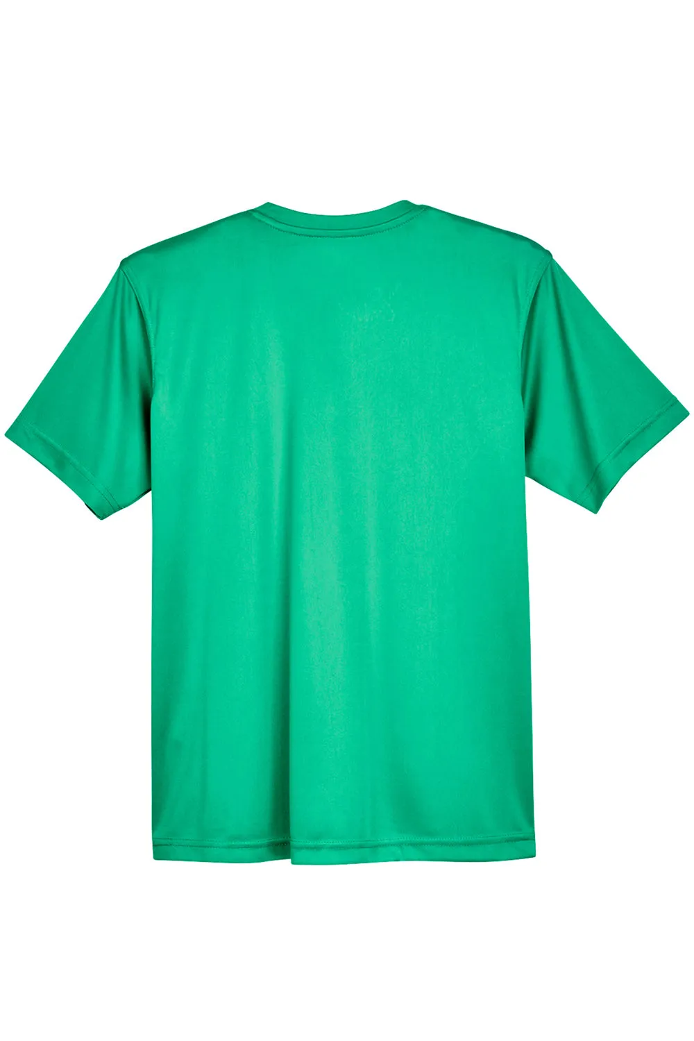 UltraClub Jugend Cool & Dry Performance Feuchtigkeitstransportierendes Kurzarm-Crewneck T-Shirt - Kelly Grün