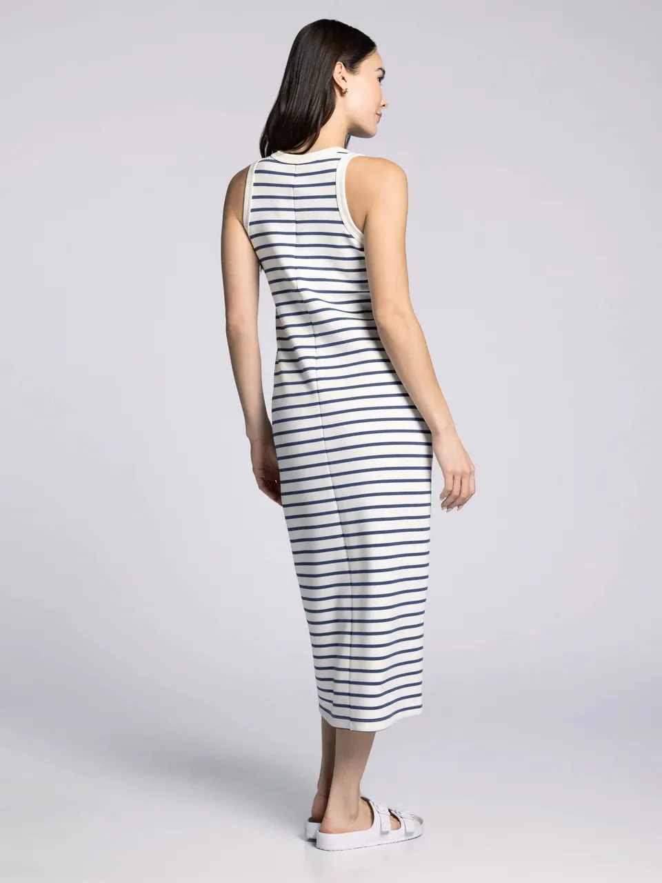 Walter Dress - Krone Blau Gestreift