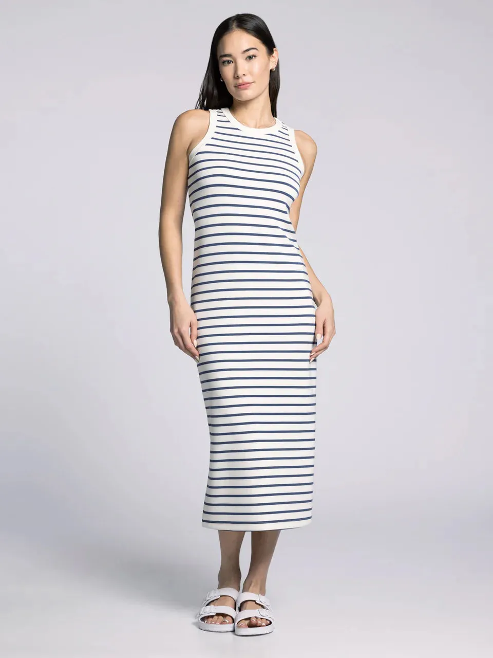 Walter Dress - Krone Blau Gestreift