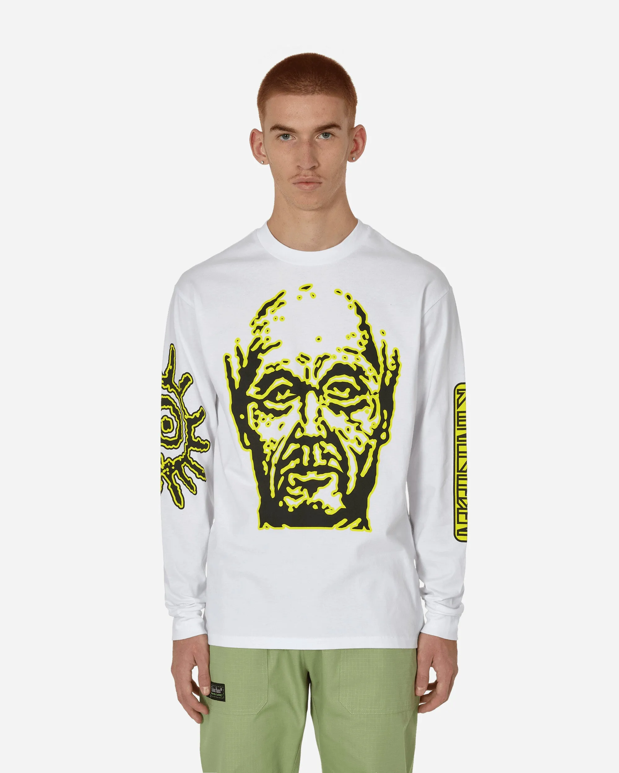 Gesuchtes Langarm-T-Shirt Weiß