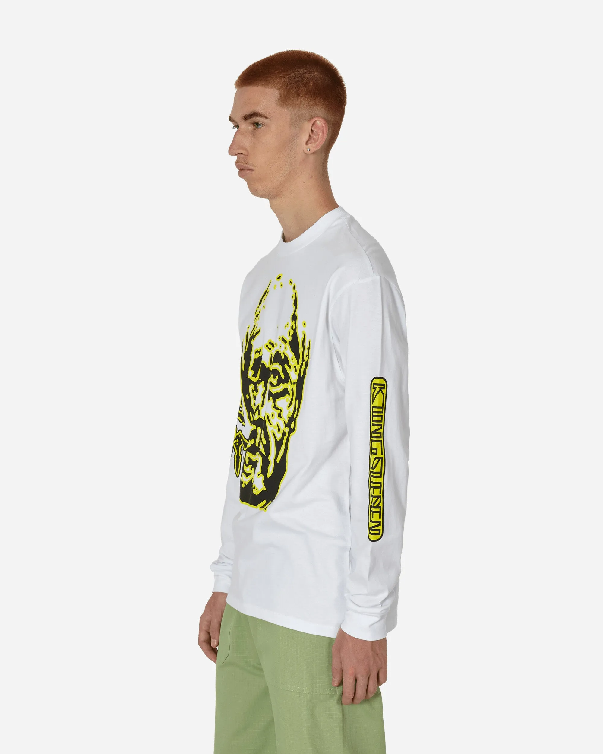Gesuchtes Langarm-T-Shirt Weiß