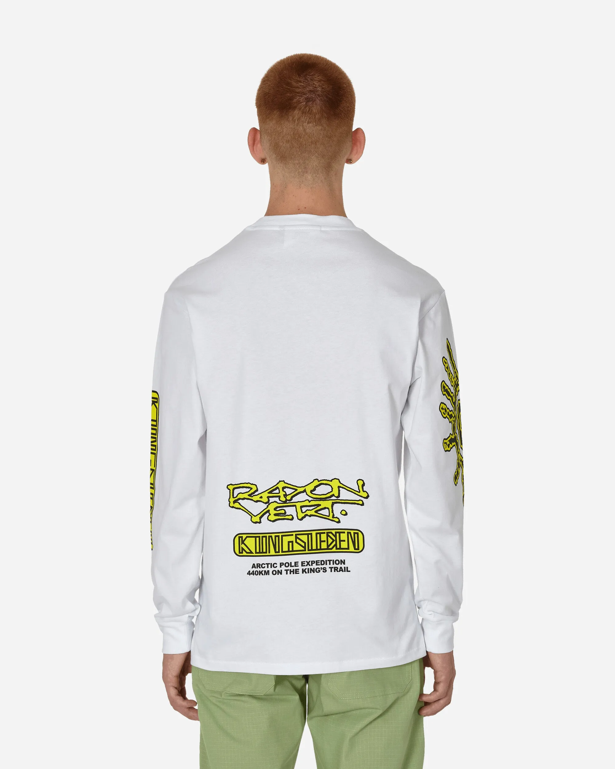 Gesuchtes Langarm-T-Shirt Weiß