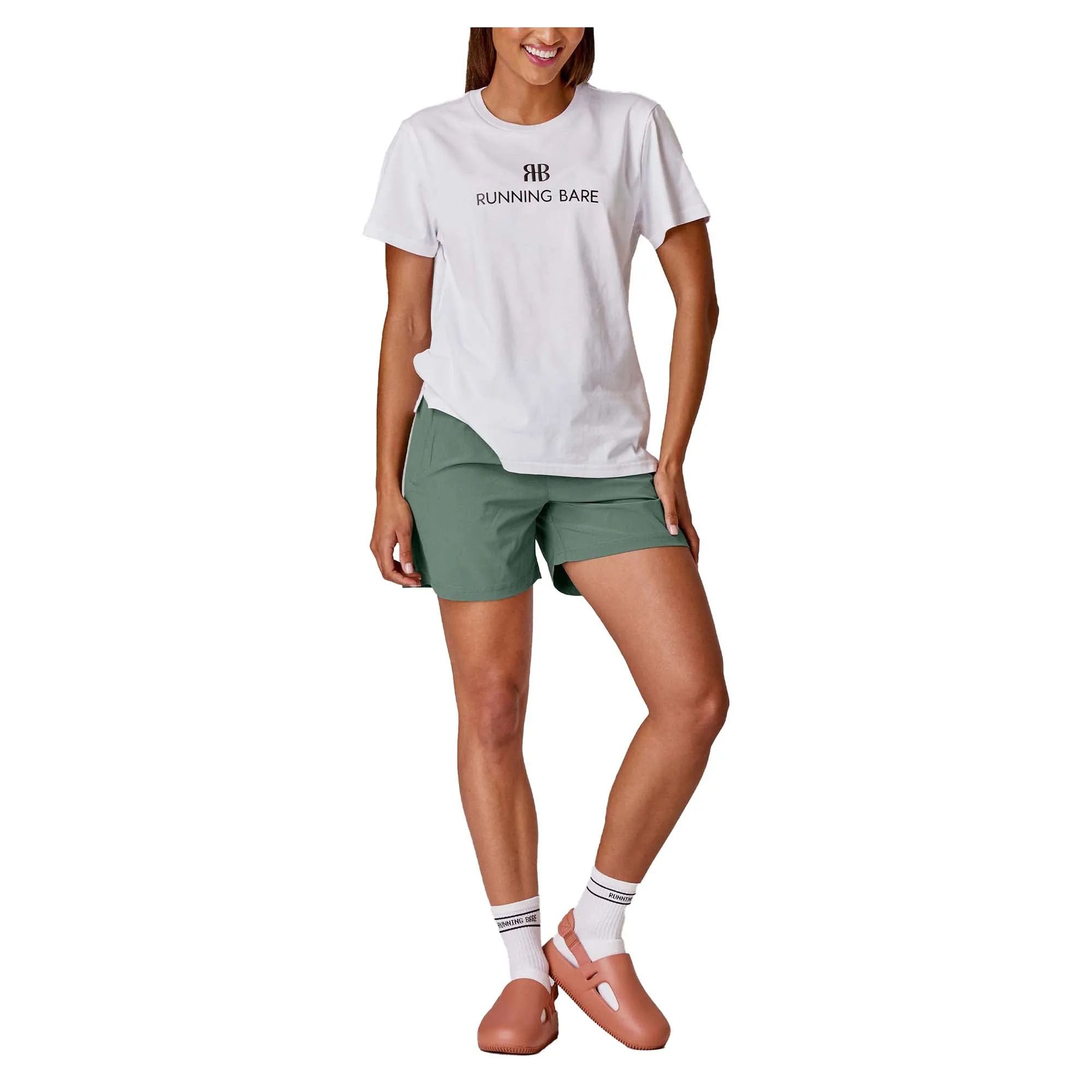 Damen Ab Taillierte Akademie Geh Shorts