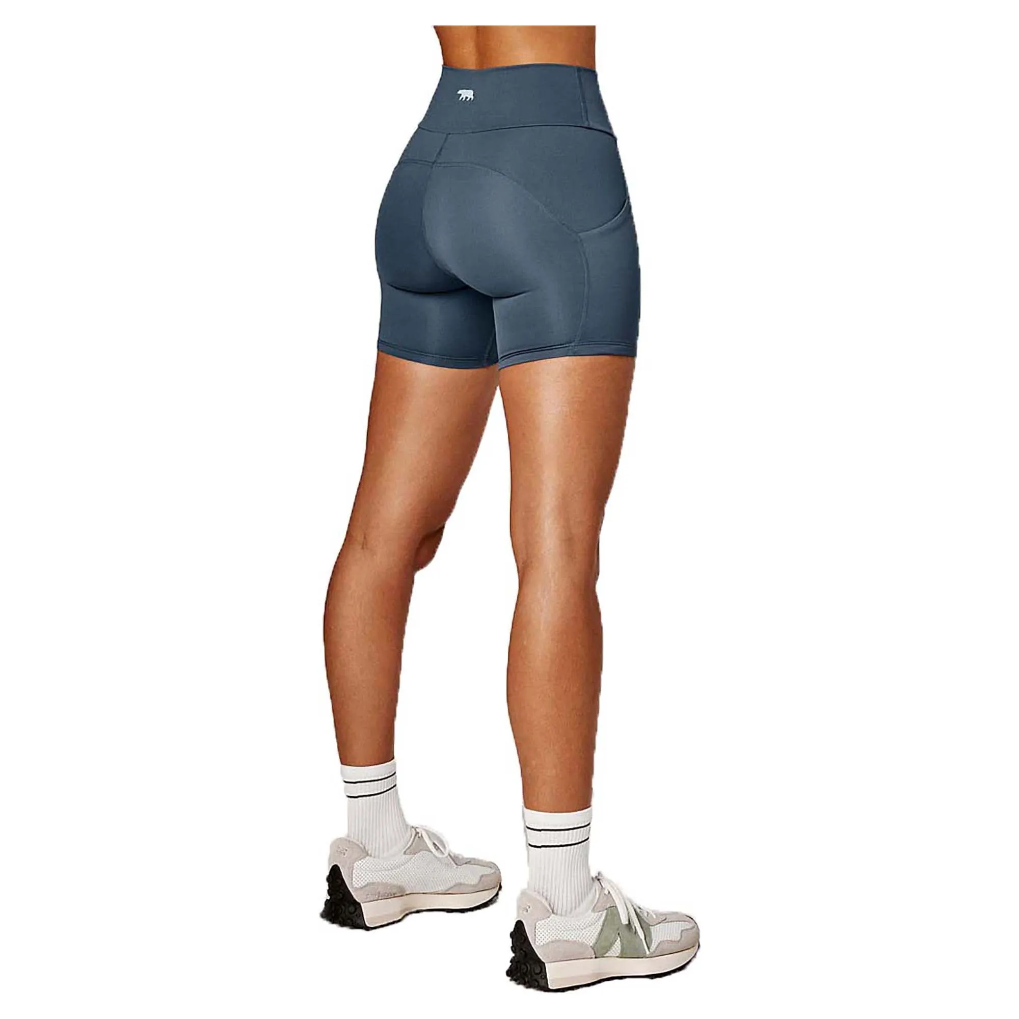Damen High Waist Camelflage Nahtlose 6-Zoll-Radlerhose