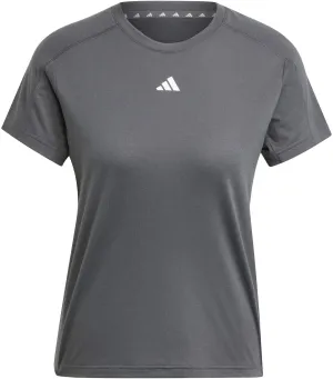 Frauen AEROREADY Train Essentials Crewneck T-Shirt mit dezenter Branding