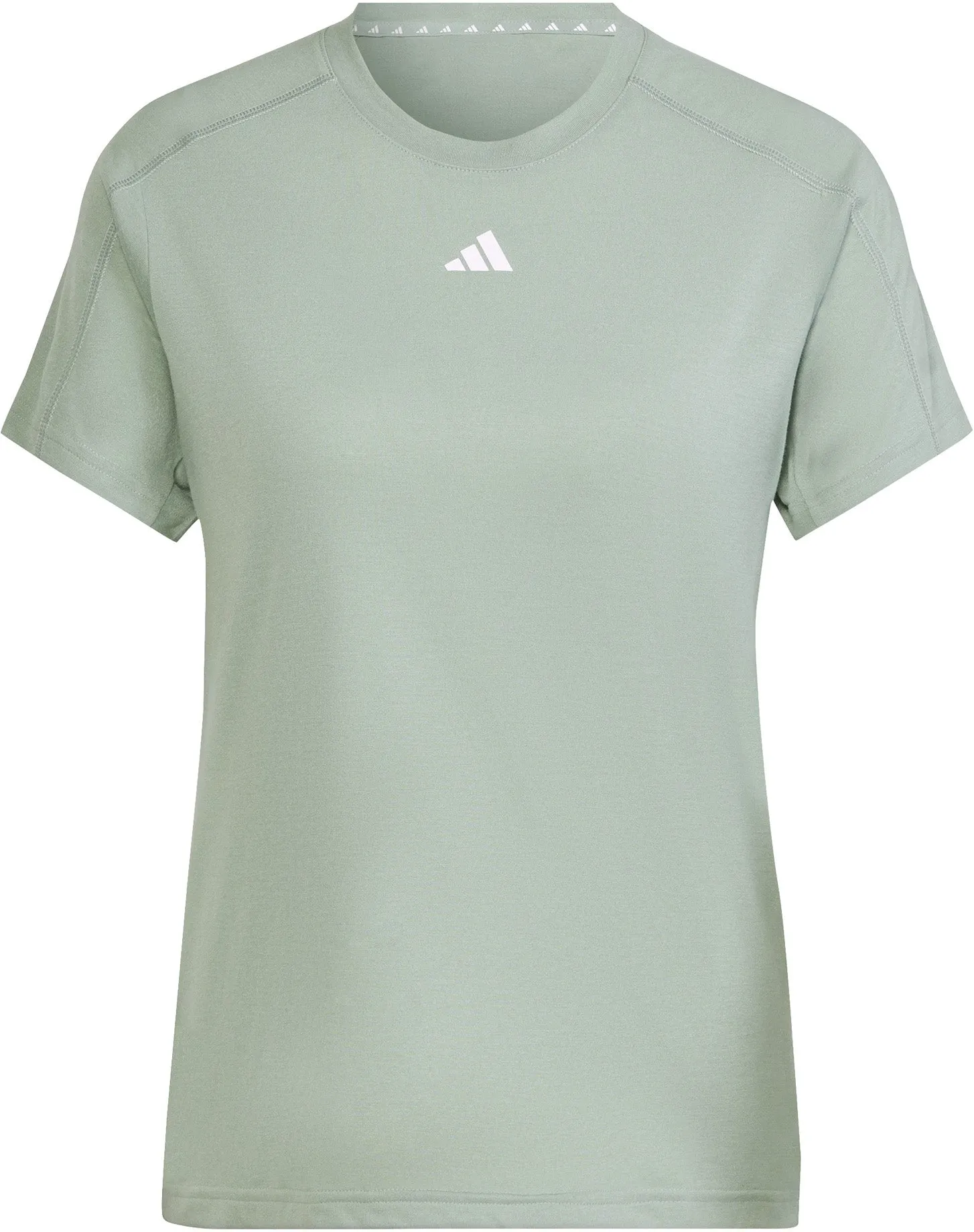 Frauen AEROREADY Train Essentials Crewneck T-Shirt mit dezentem Branding