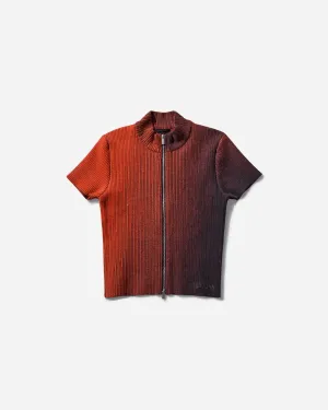 Air Jordan Damen Full-Zip Strickoberteil Höhlenlila / Mantra-Orange