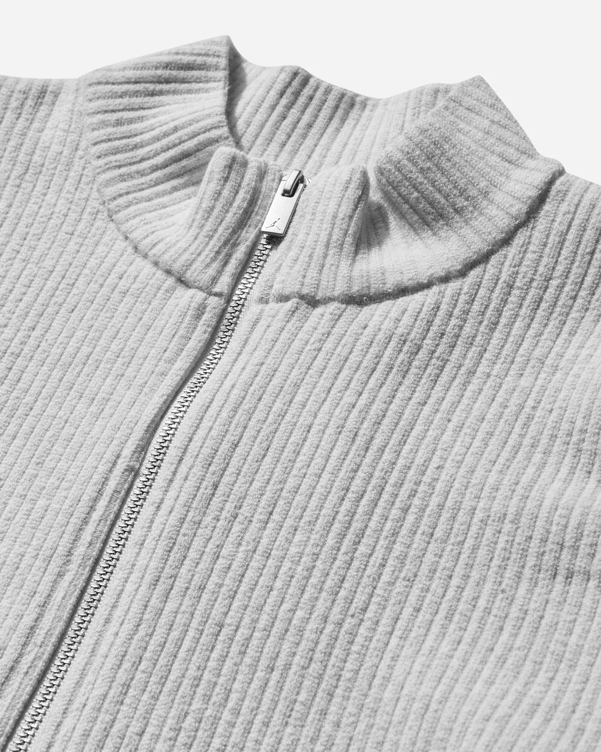 Frauen Air Jordan Strickjacke mit Vollreißverschluss in Segeltuchfarbe