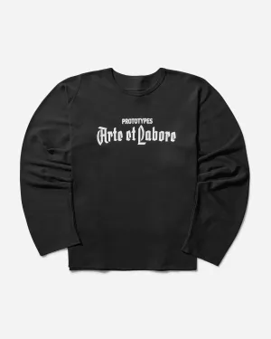 Arte et Labore Damen Box Langarmshirt Schwarz