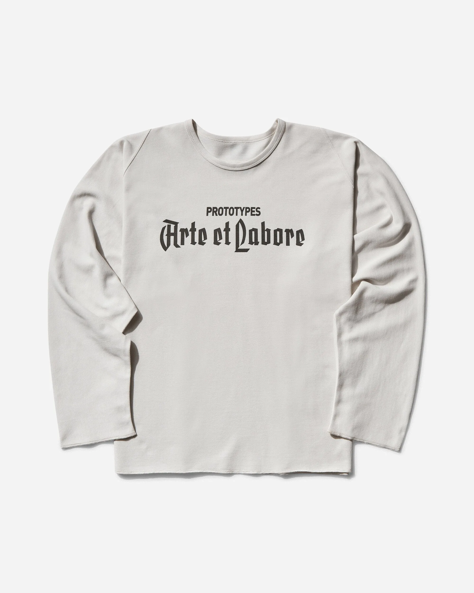 Arte et Labore Damen Langarm-Box-T-Shirt Weiß