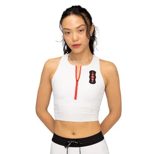 ASICS x Bandit Cadence Streifen-Zip-Front-Renncrop für Damen