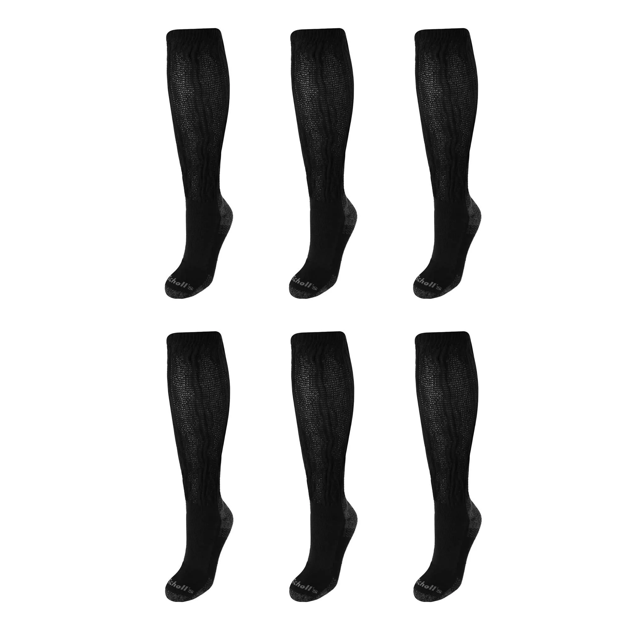 Damen Blasenschutz-Kniestrümpfe mit Fortschrittlicher Linderung (6er Pack)