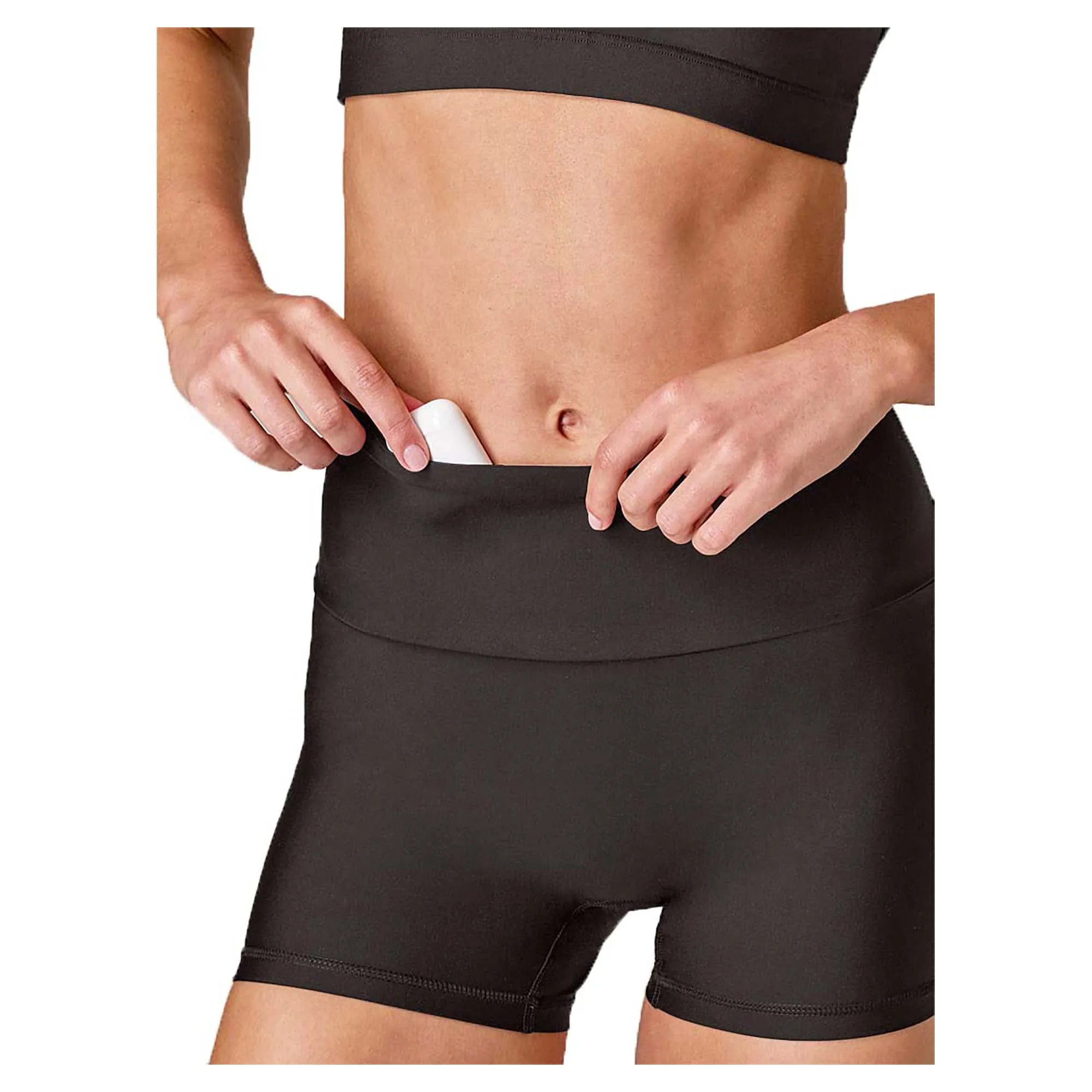 Damencamouflage Nahtlose 3-Zoll-Radlerhose