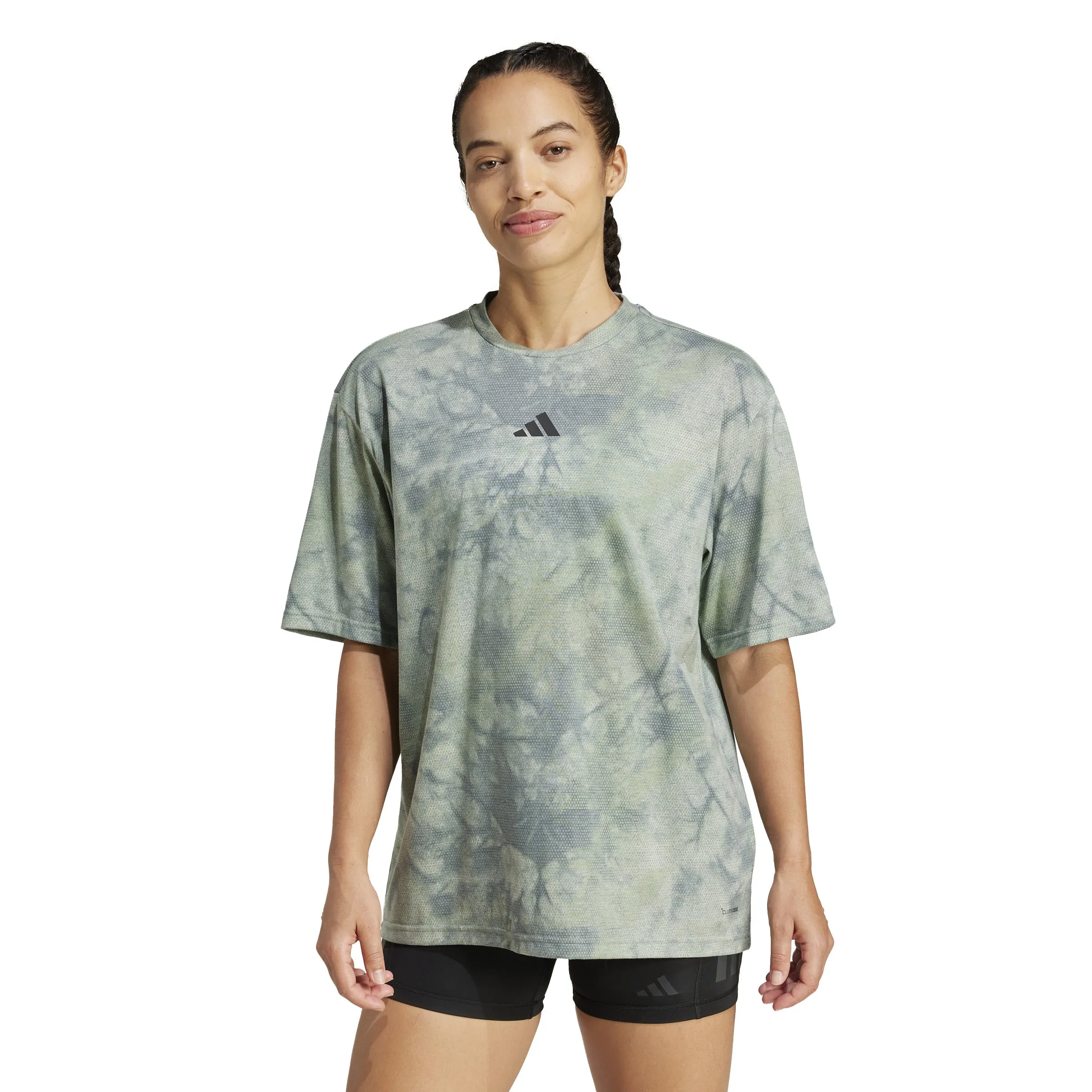 Damens Climacool Trainings-Shirt 24/7 mit Aufdruck