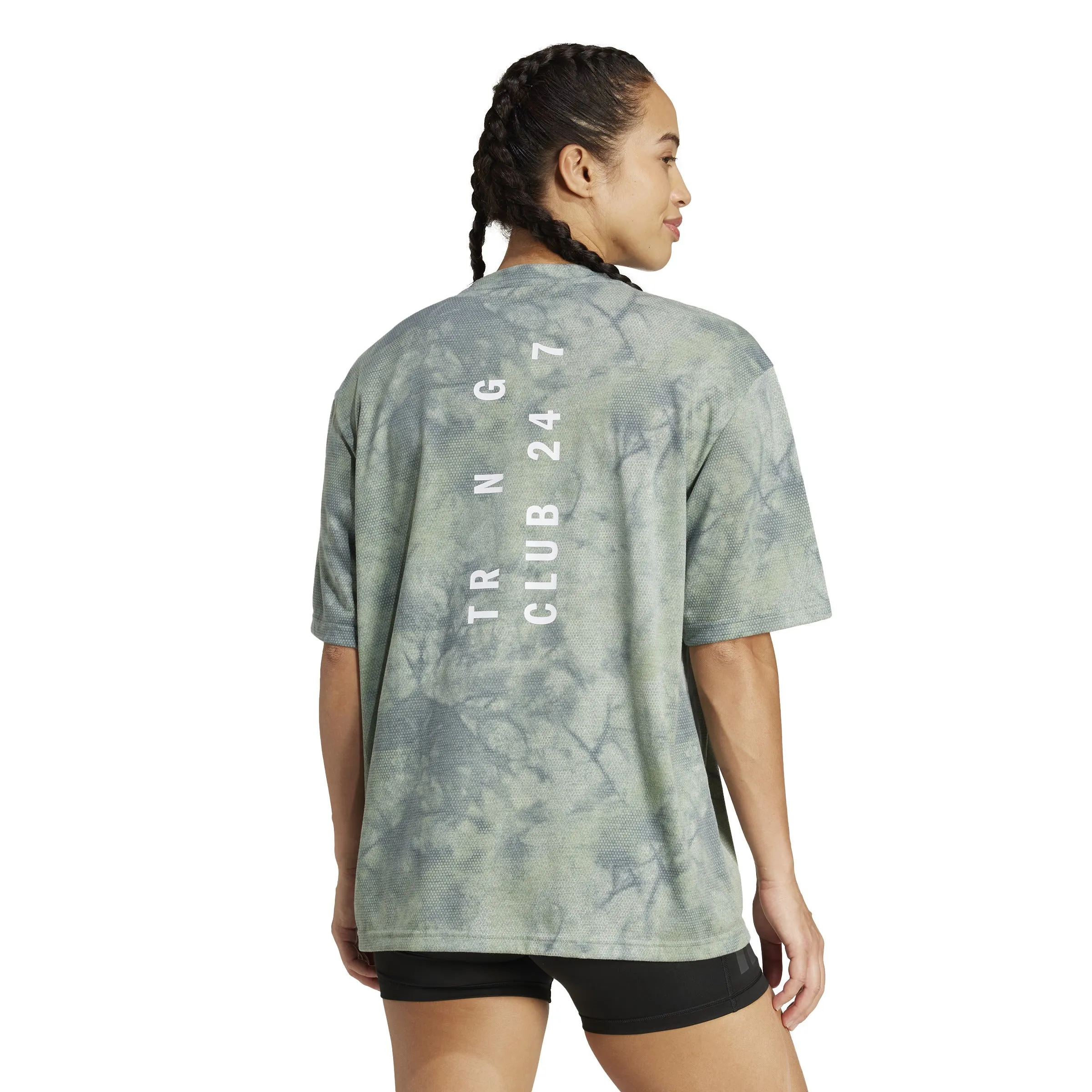 Damens Climacool Trainings-Shirt 24/7 mit Aufdruck