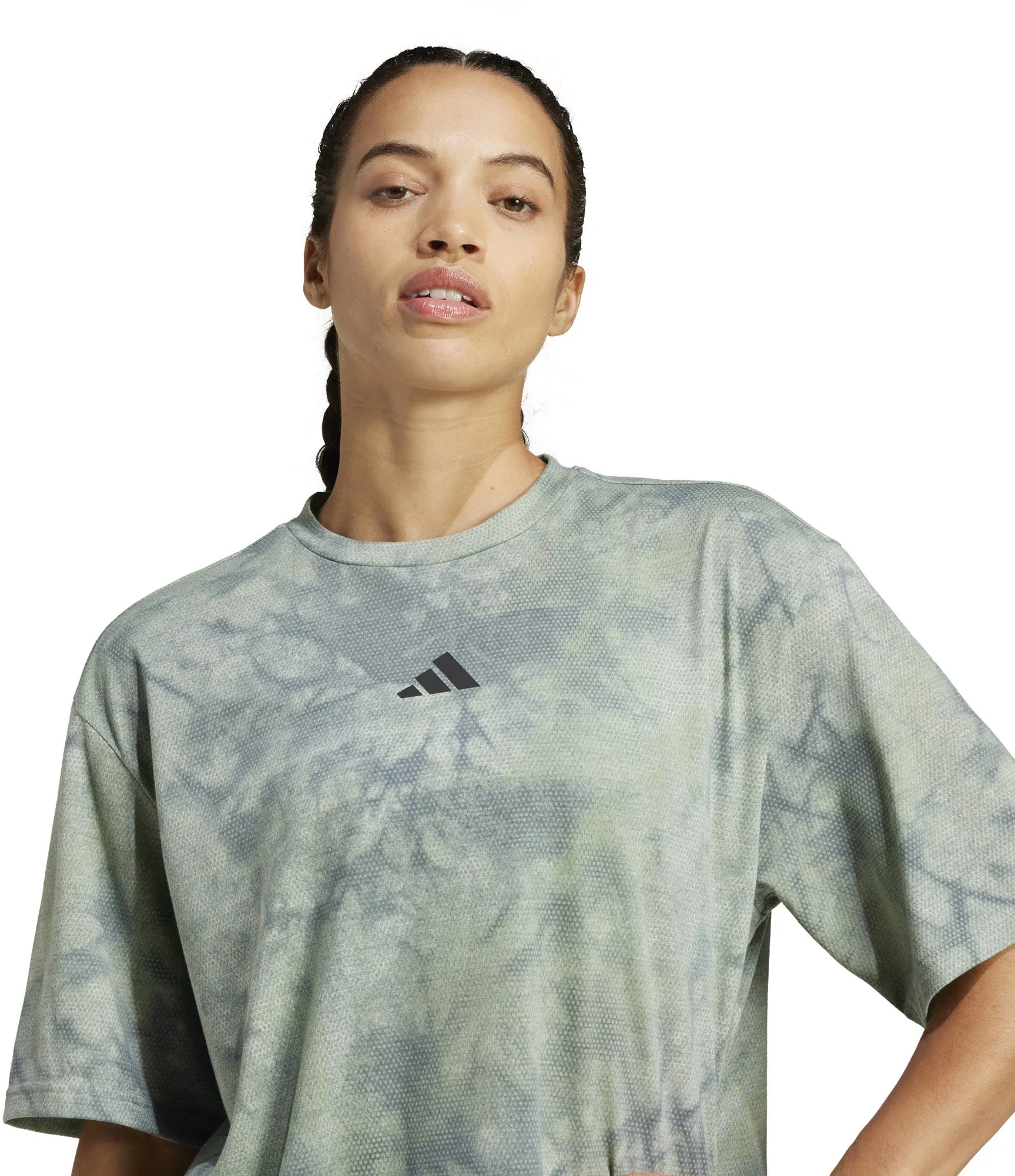 Damens Climacool Trainings-Shirt 24/7 mit Aufdruck