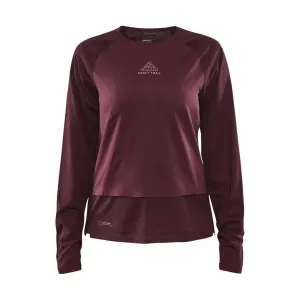 Frauen Craft ADV Trail Woll Wind Langarm Shirt