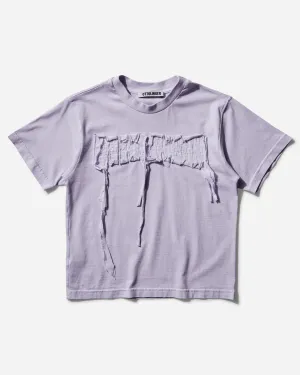Damen Vintage-Logo Figurbetontes T-Shirt Lila