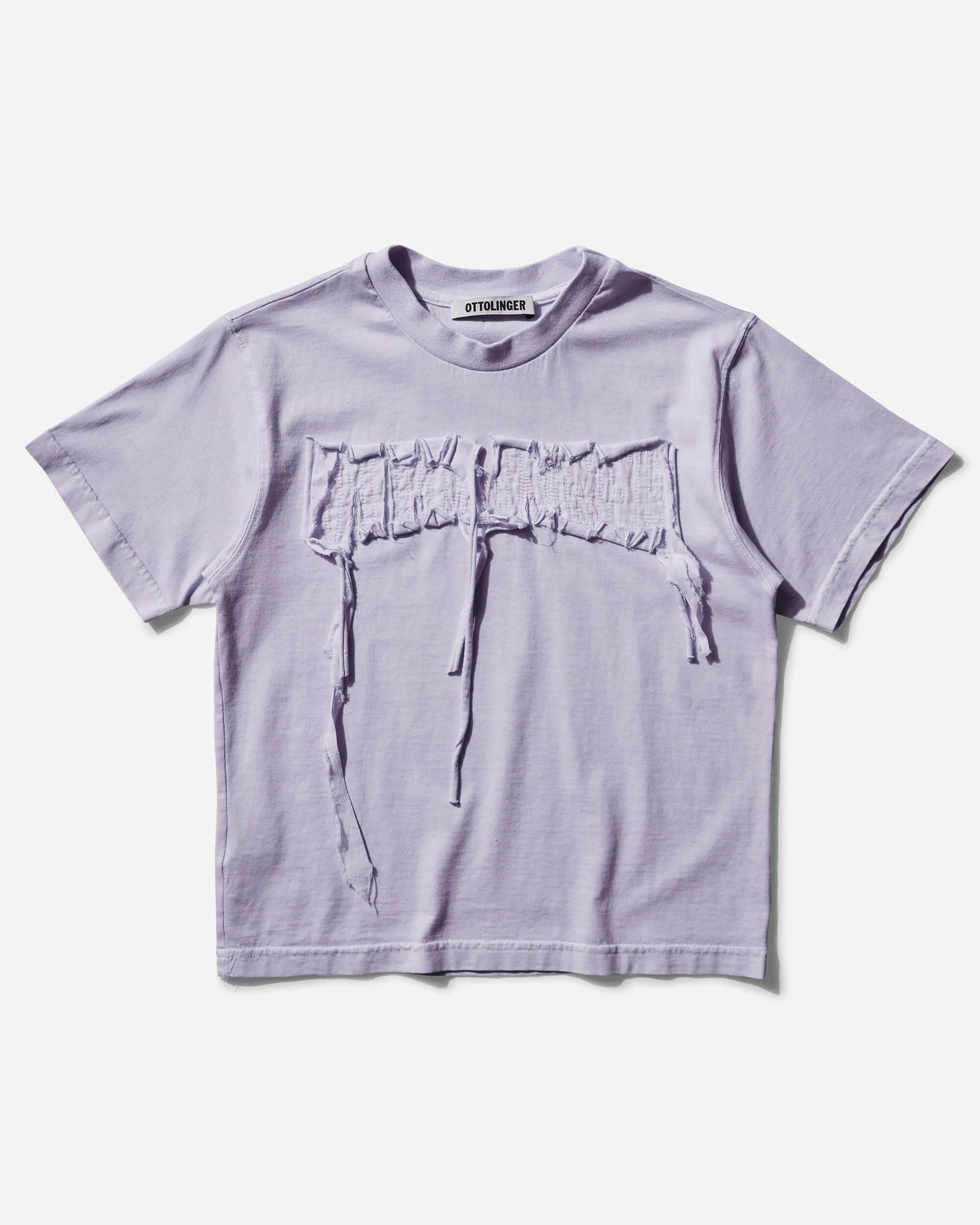 Damen Vintage-Logo Figurbetontes T-Shirt Lila