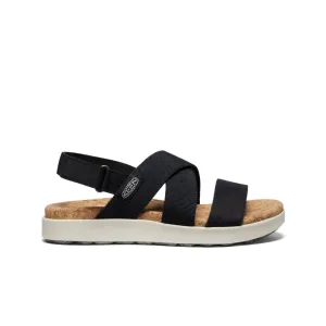 Elle Damen Criss Cross Sandale | Schwarz/Birke
