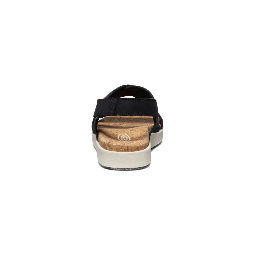 Elle Damen Criss Cross Sandale | Schwarz/Birke