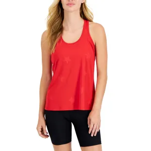Damen Racerback Tanktop mit Sternenprägung, Rot