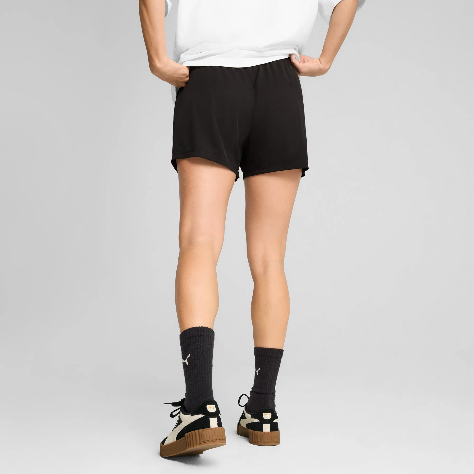 Damen Essentials 4 Zoll Gewebte Shorts