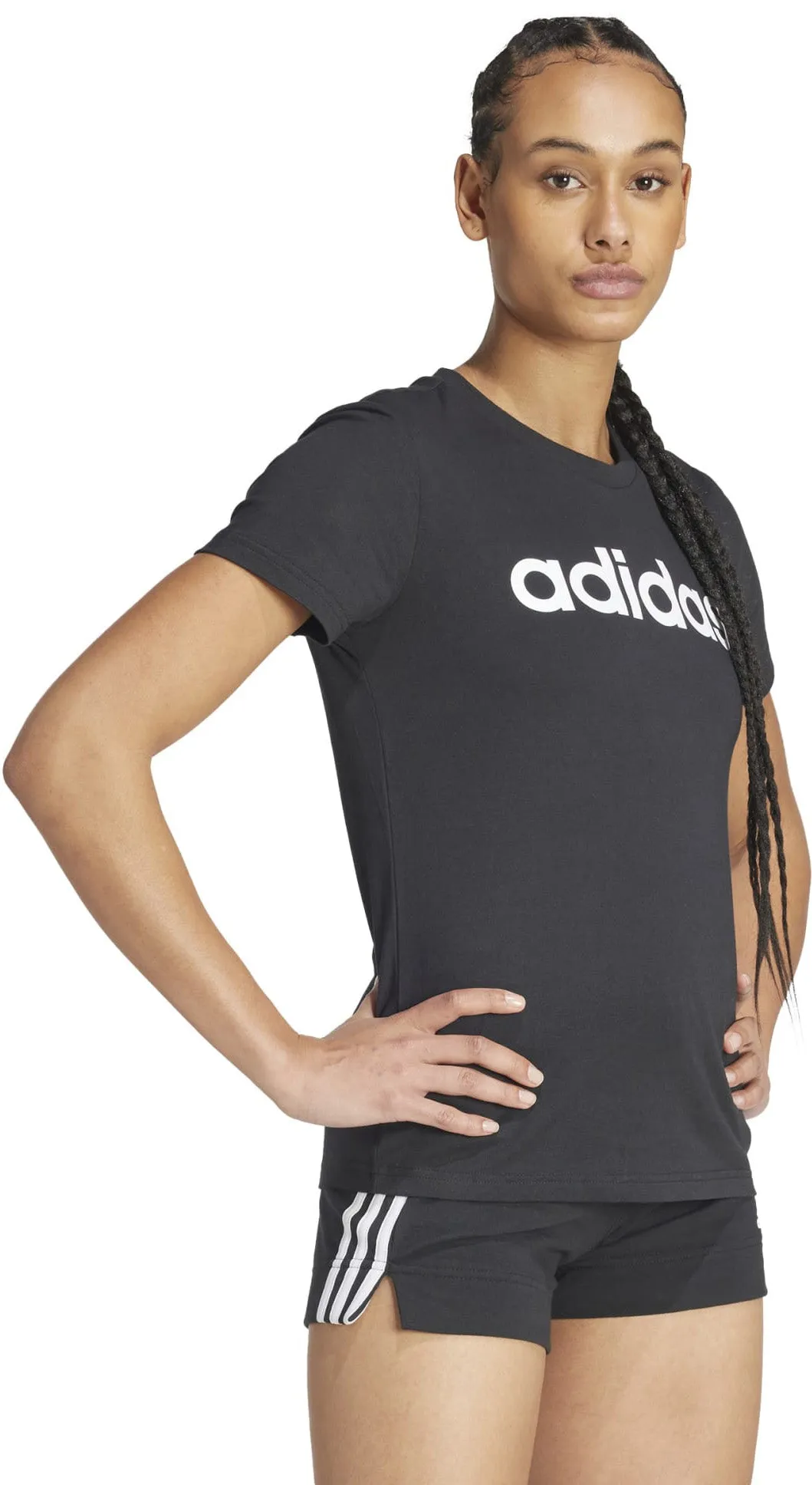 Damen Essentials Slim Logo T-Shirt