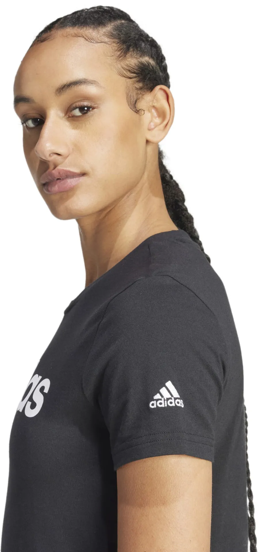 Damen Essentials Slim Logo T-Shirt
