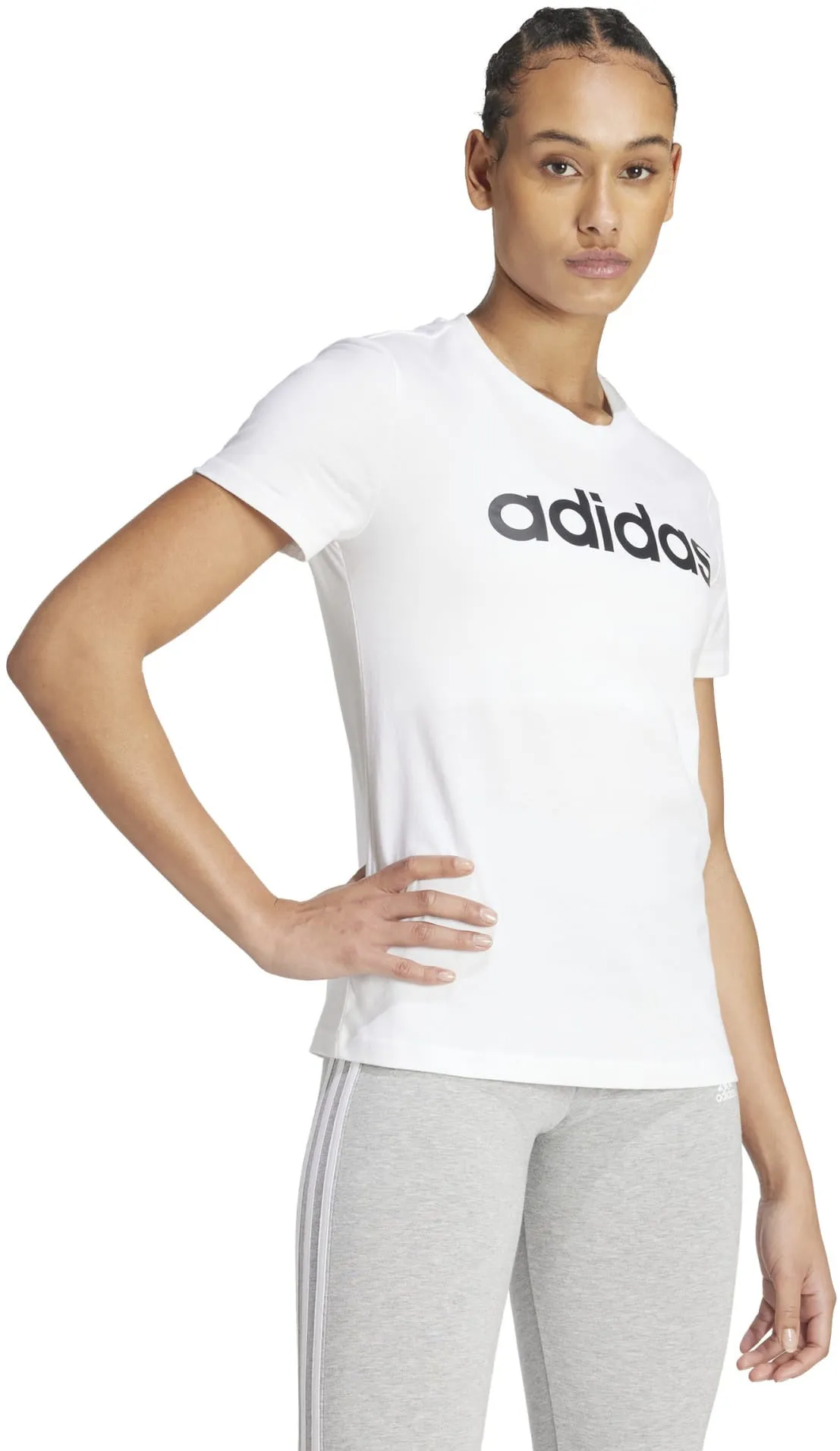 Damen Essentials Slim Logo T-Shirt