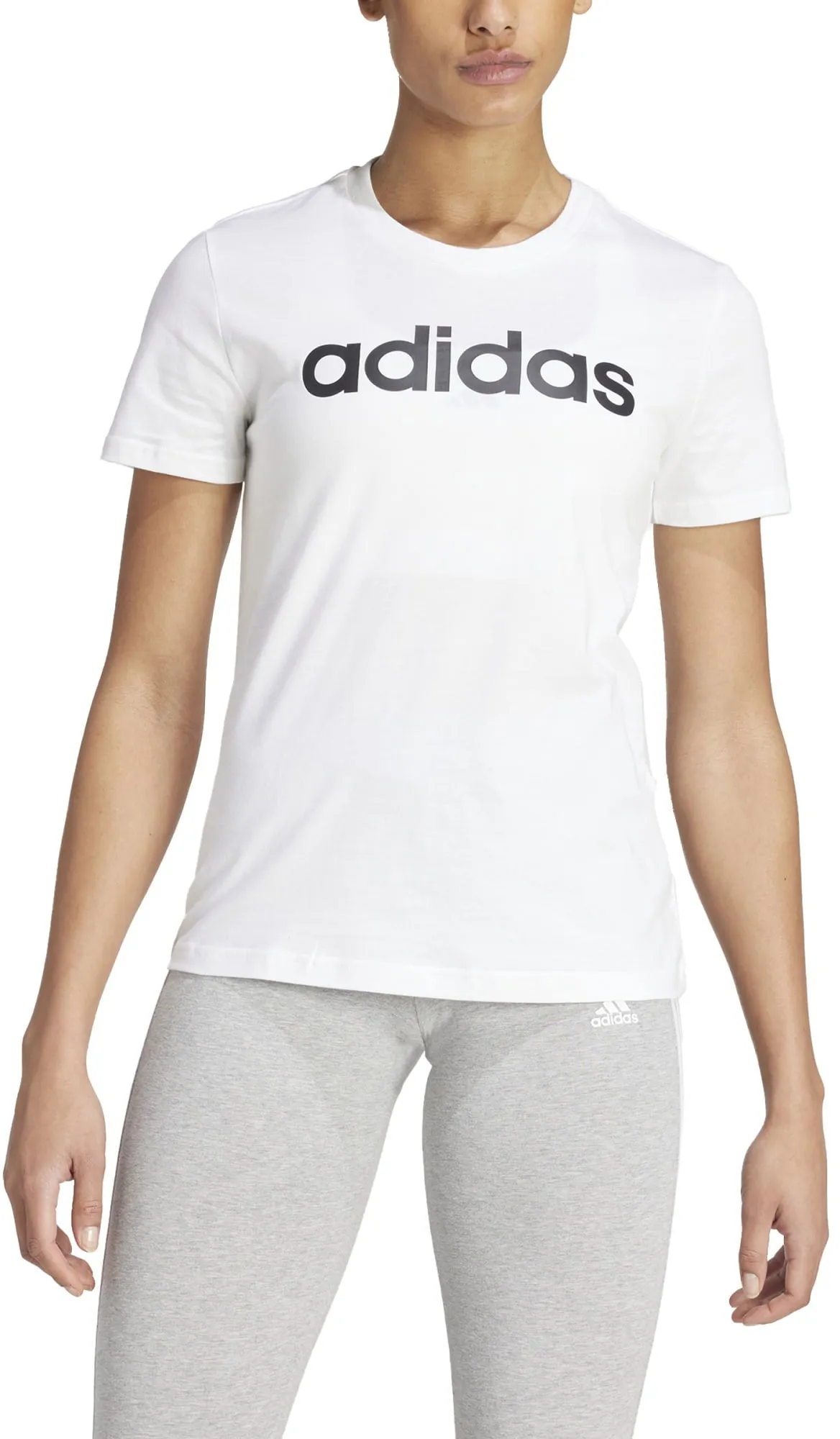 Damen Essentials Slim Logo T-Shirt