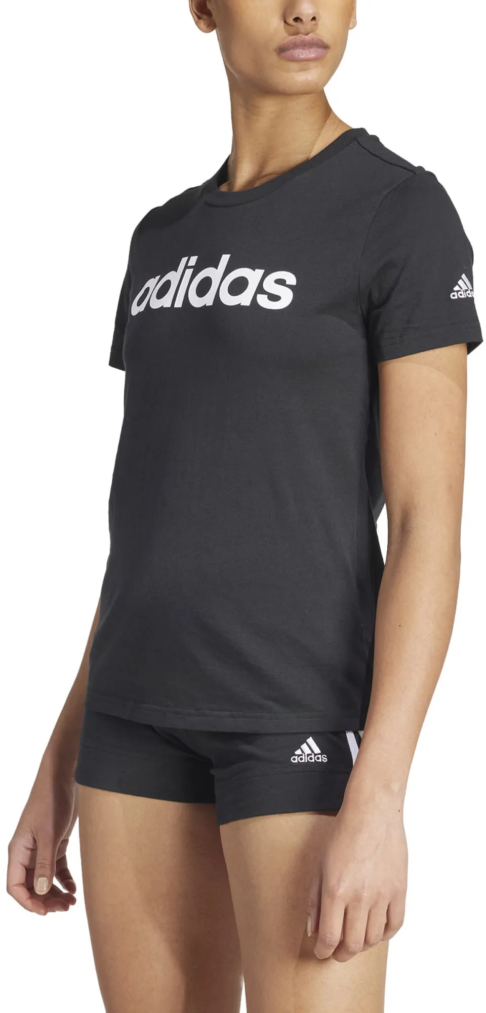 Damen Essentials Slim Logo T-Shirt