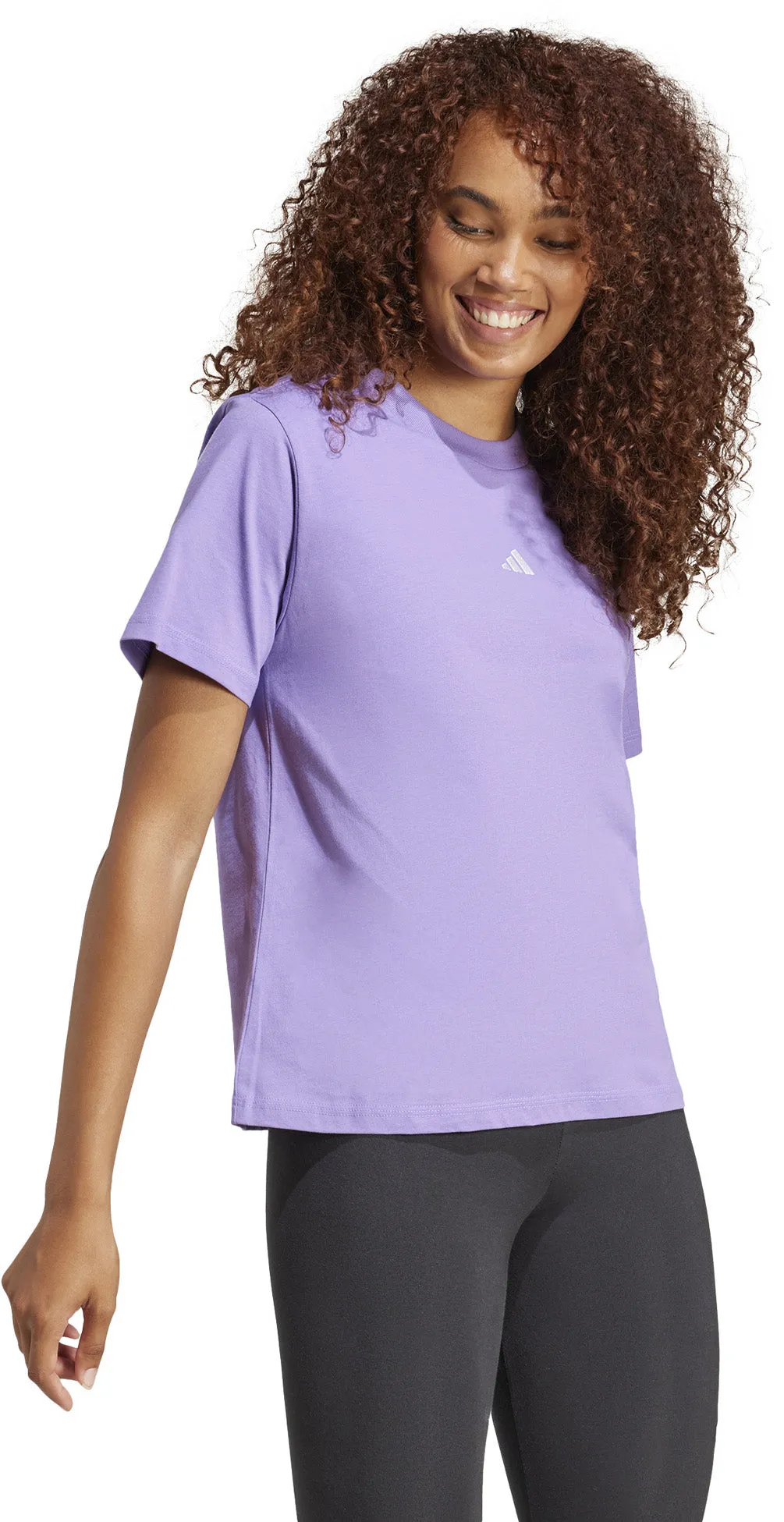 Women's Essentials T-Shirt mit kleinem Logo aus Baumwolle
