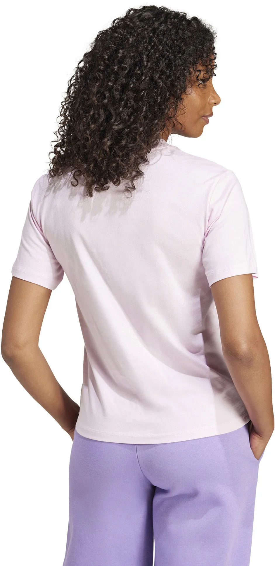 Damengrundausstattung Baumwoll-T-Shirt mit kleinem Logo