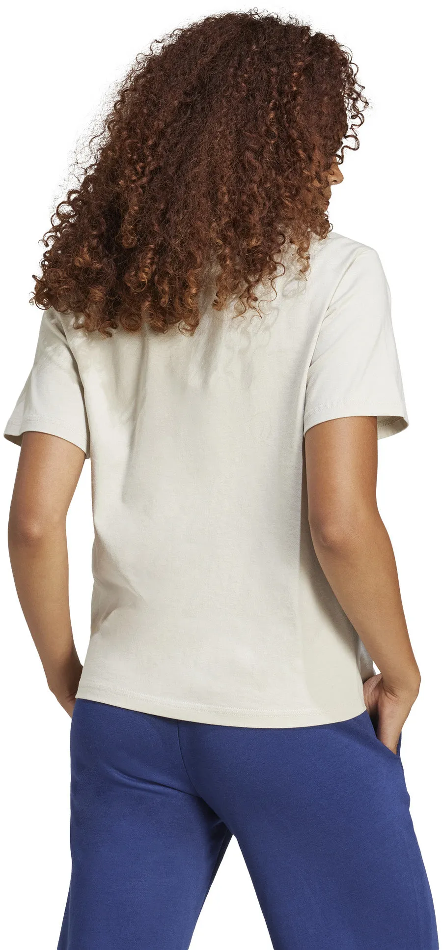Damengrundausstattung Baumwoll-T-Shirt mit kleinem Logo