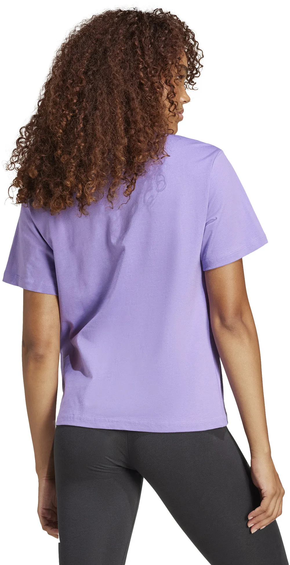 Women's Essentials T-Shirt mit kleinem Logo aus Baumwolle