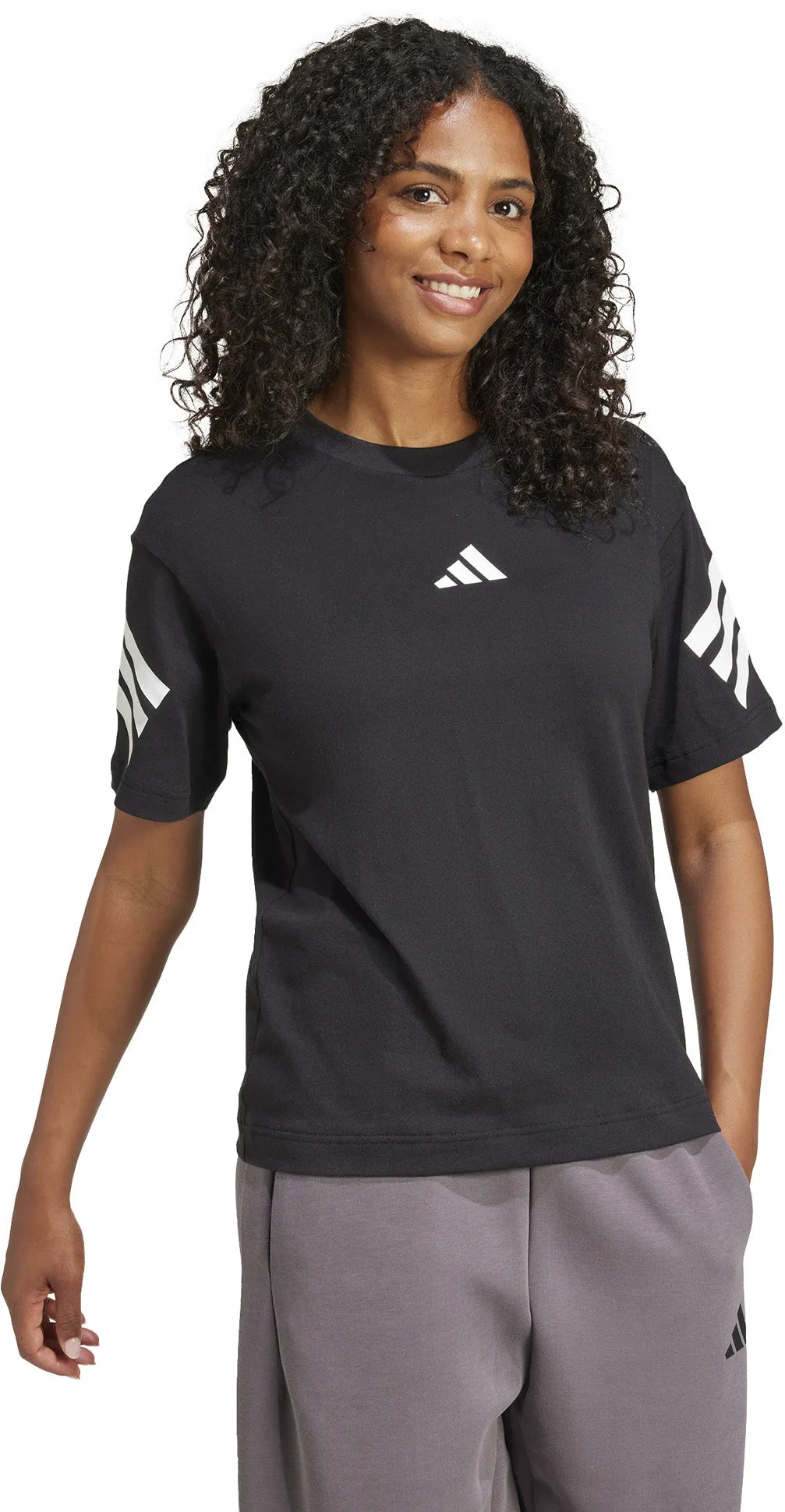 Damens Future Icons 3-Streifen T-Shirt